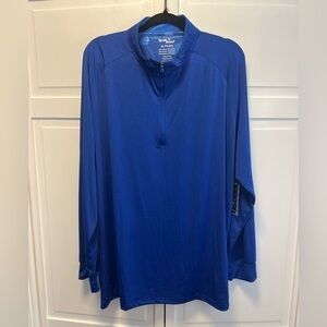 Birdie Bound Men’s 1/4 Zip Active Pullover Size Men’s XL Color Blue